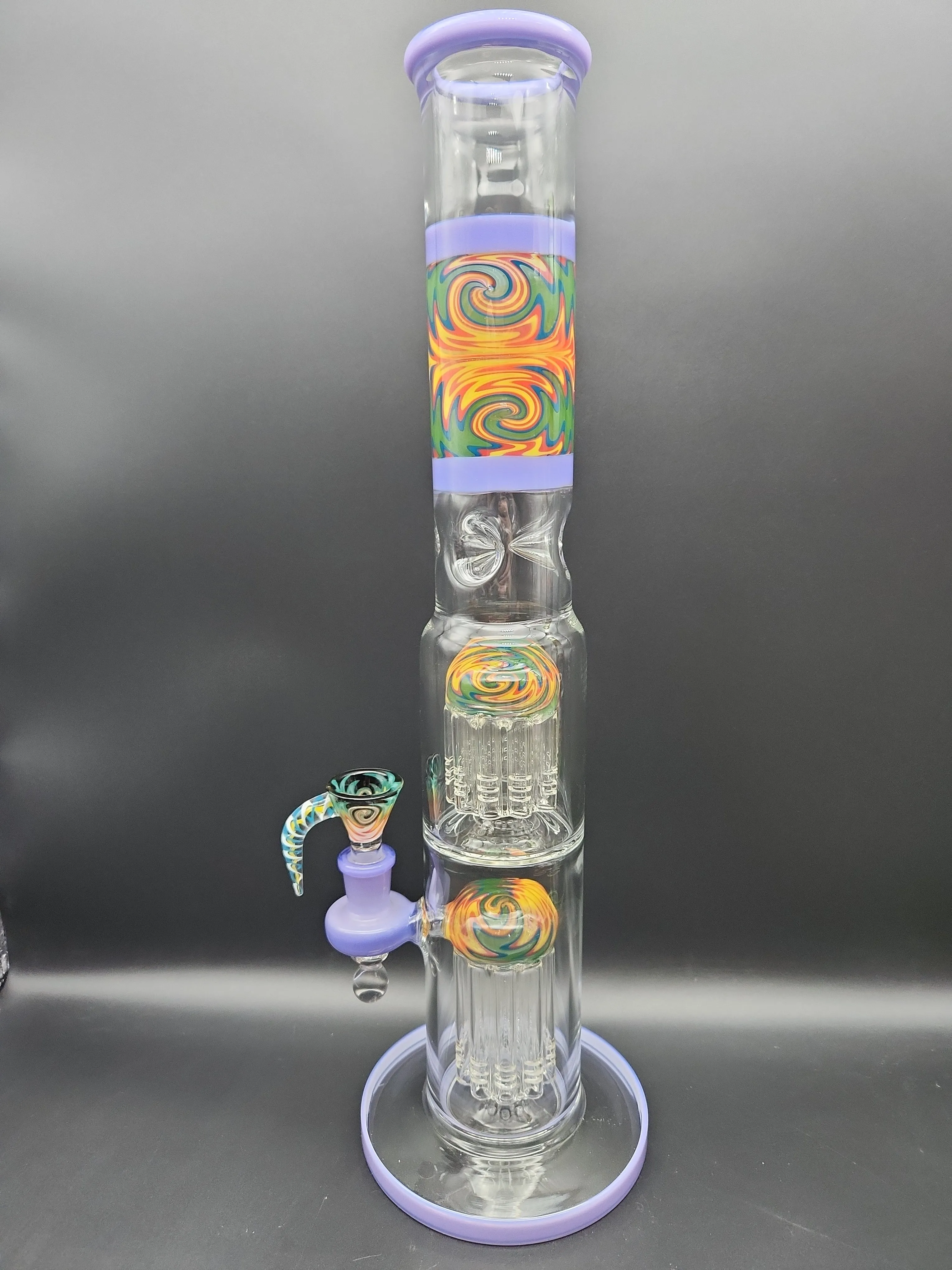 16 Wig Wag Double Tree Bong